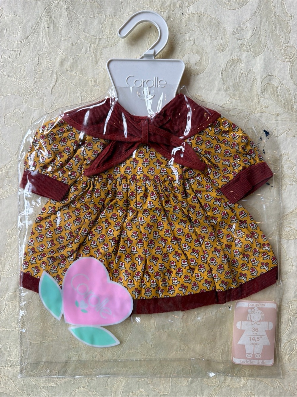 Corole 14.5” Toddler Doll Autumn Floral Dress NWT